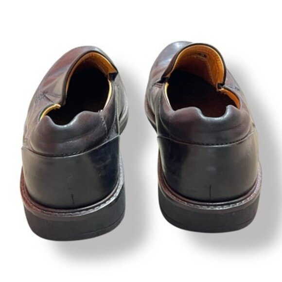 ECCO Seattle Slip On Loafers Black Leather Size 7 - Picture 4 of 5